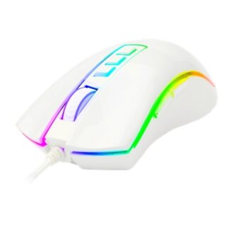 Redragon - COBRA Ratón Gaming RGB Blanco REACONDICIONADO