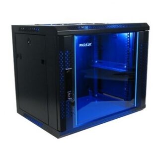 Armario rack mural 19" Phasak Pro 18U  600x450 negro