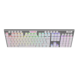 Redragon - HORUS Teclado Mecánico Gaming Inalámbrico RGB - Switch Rojo - Español - Blanco REACONDICIONADO