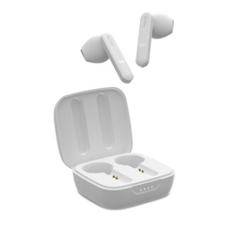 NGS - Auriculares Bluetooth Ártica Move con estuche de carga - Autonomía 7h - Blancos