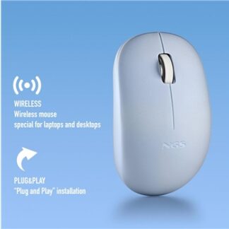 NGS - Ratón Inalámbrico Fog Pro Azul - Hasta 1000 DPI