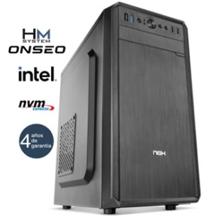 HM System Corus C10+ - Minitorre MT - 14ª gen - Intel Core i7 14700 - 16GB DDR4 - 1TB SSD M.2 NVMe - USB 3.0 - 4 años garantía - 30 días DOA