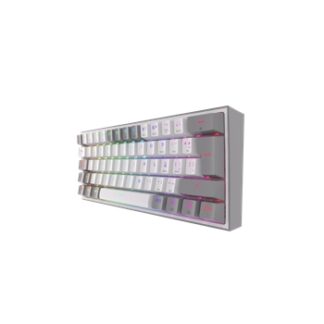 Redragon - FIZZ PRO Teclado Mecanico Gaming Inalámbrico RGB Español LA Blanco/Gris REACONDICIONADO