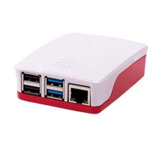 Raspberry caja oficial para Pi 4 - Color rojo/blanco