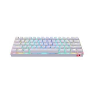Redragon - DRACONIC Teclado Mecánico Gaming RGB Blanco - Layout USA
