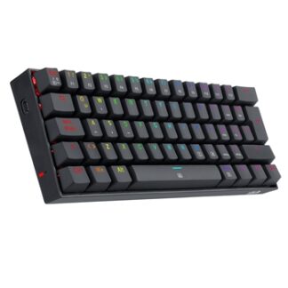 Redragon - DRAGONBORN Teclado Mecánico Gaming Switch Marrón RGB Negro - Layout España REACONDICIONADO