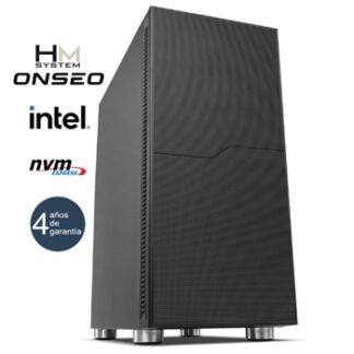 HM Solano C8+ Silent - Torre ATX - 12ª gen - Intel Core i5 12400 -  16GB DDR4 - 500GB SSD M.2 NVMe - Silenciosa - USB 3.0 - 4 años garantía - 30 días DOA