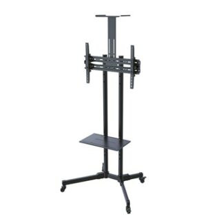 TooQ - Soporte TV FS1470M-B - Para Suelo - Con Ruedas - 37"-70" - VESA 600x400 - Max 50KG