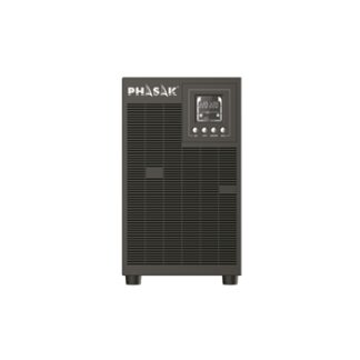 Phasak - SAI PH 9230 - Online - 3KVA / 2700W - Formato Torre - 4 Schuko - LCD - RS232-USB - Baterias 4x9Ah