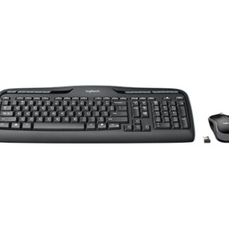Logitech Wireless Combo MK330 - Juego de teclado y ratón - 2.4 GHz - Español - negro