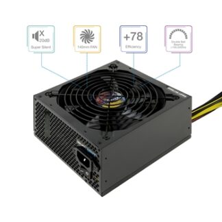 Fuente de Alimentación Tooq TQAPOLO-600SP/ 600W/ Ventilador 14cm