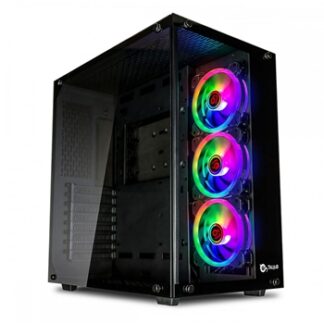 Talius Cronos - ATX - Black RGB Cristal Templado USB 3.0
