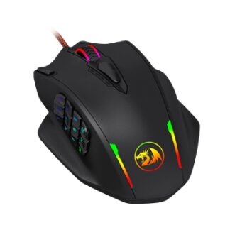 Redragon - IMPACT Ratón Gaming RGB Negro REACONDICIONADO