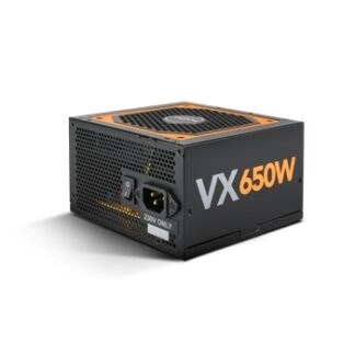 NOX Urano VX 650W Bronze - Fuente de alimentación con PFC activo - 650 W 80+ bronze - 120 mm silencioso