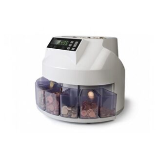 Safescan 1250, Contador y clasificador de monedas de Euro, Incluye tubos de monedas. REACONDICIONADO